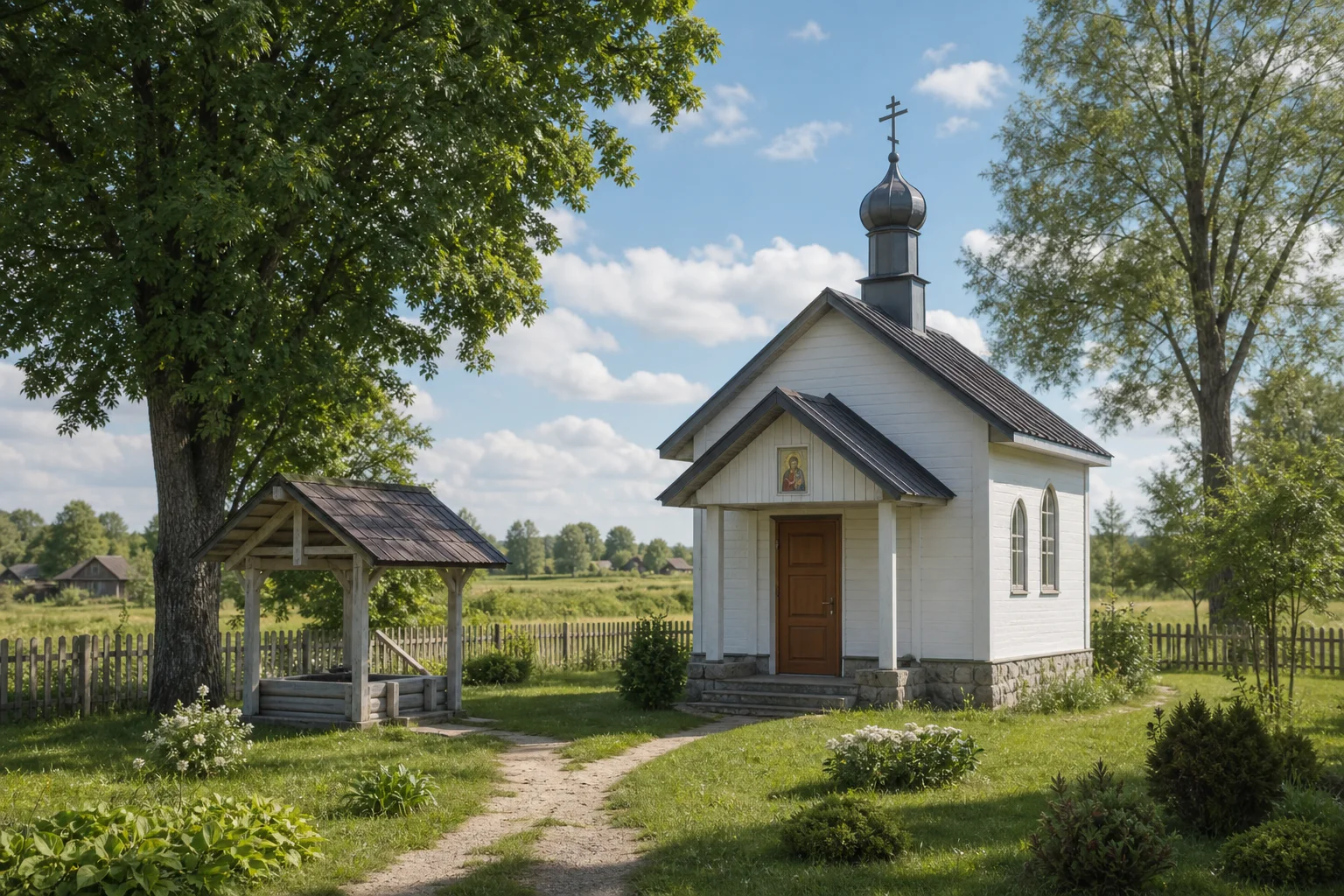 Кемелишки, часовня придорожная