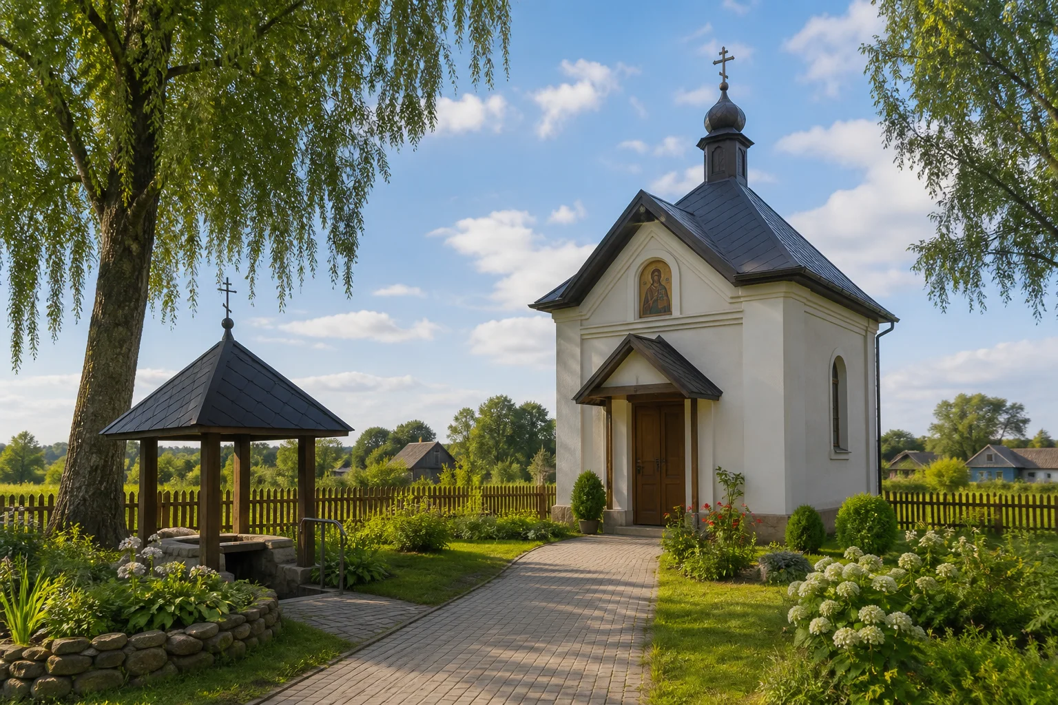 Кемелишки, часовня придорожная