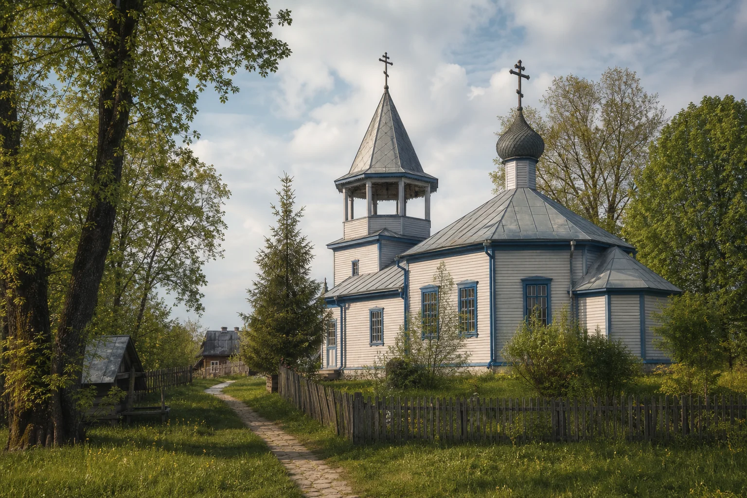 Кирилино, церковь старообрядческая Троицкая (дерев.)