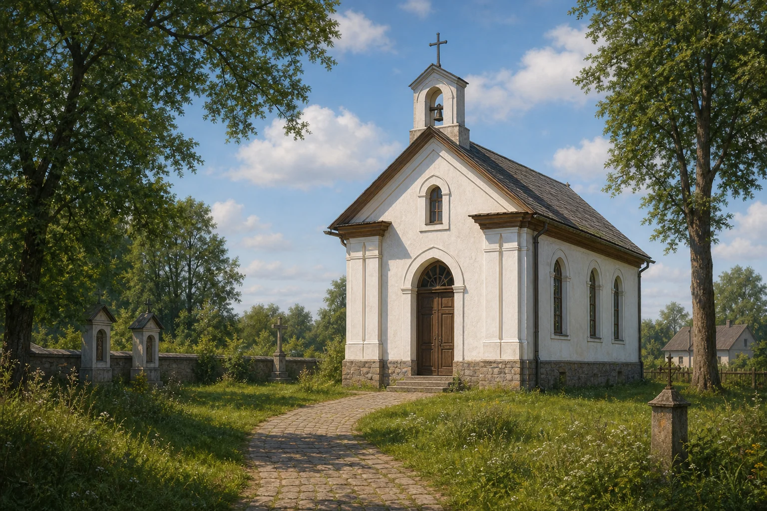 Кищина Слобода, часовня католич. св. Анны (дерев.)