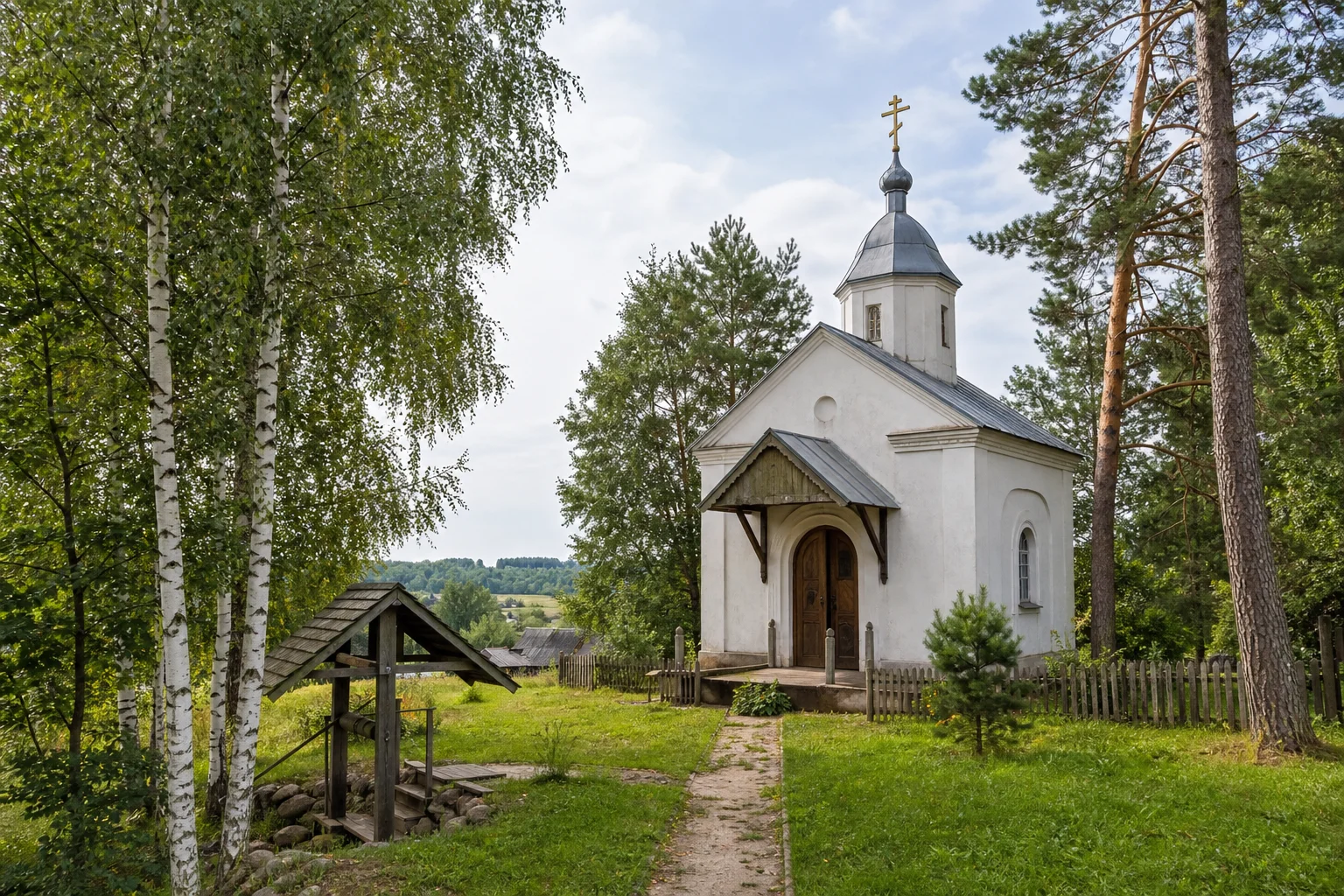 Клющаны, часовня придорожная