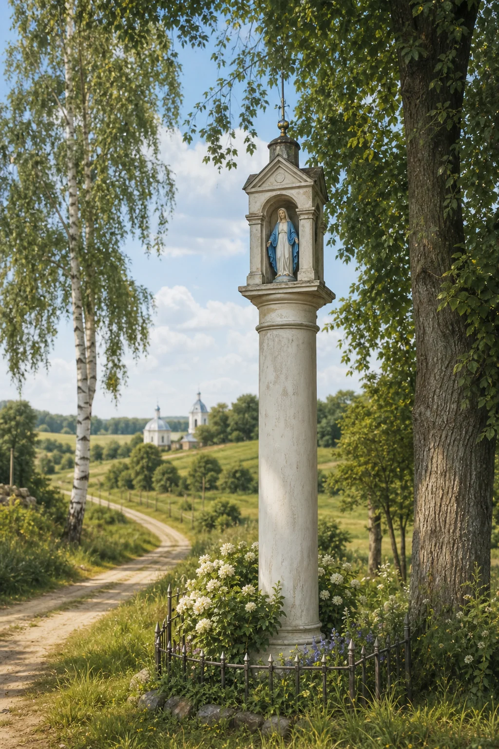 Колонна Богоматери в Вистычах