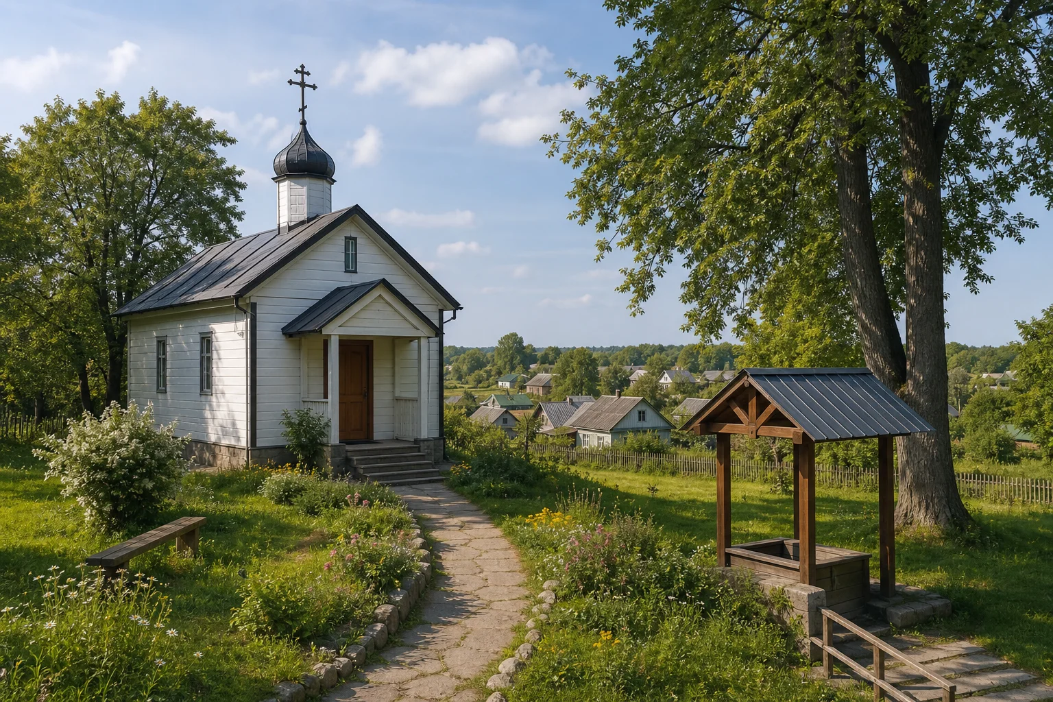 Колпаки, часовня на месте битвы 1863 г