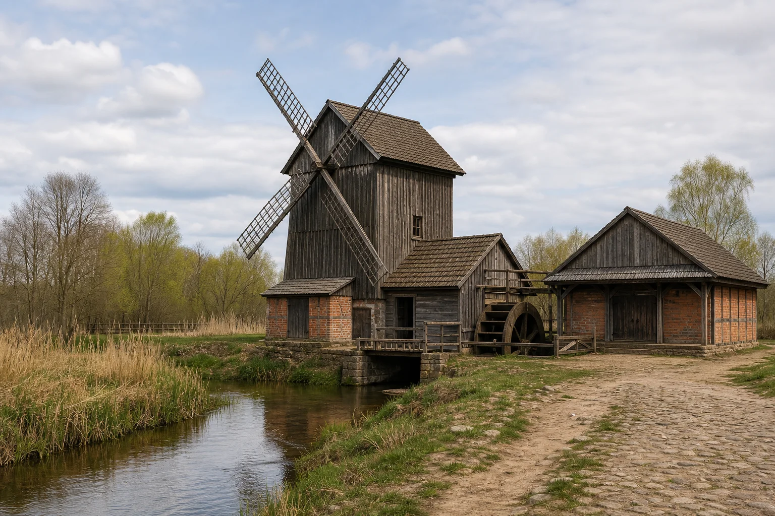 Колядичи, ветряная мельница (дерев.)