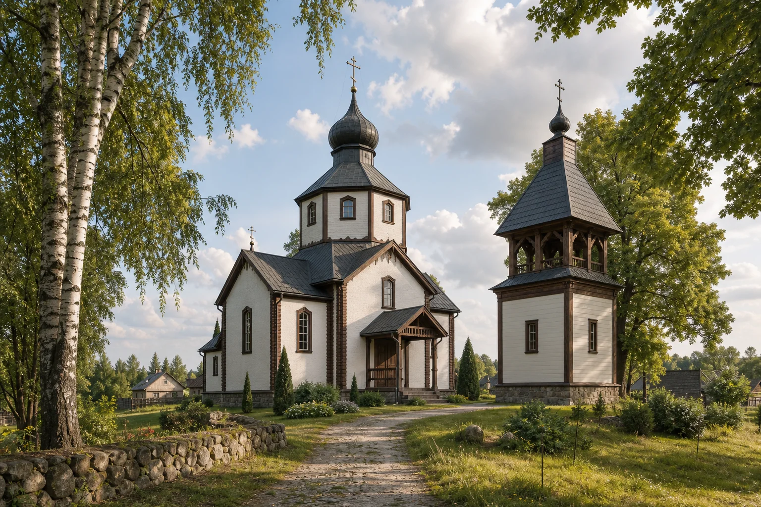 Комотово, церковь Спасо-Преображенская (дерев.)