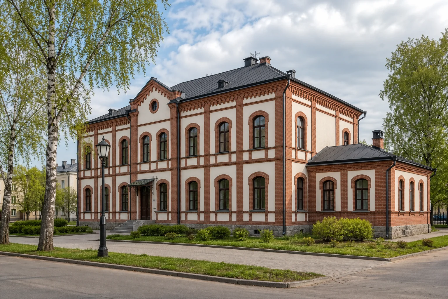 Комплекс зданий железнодорожной больницы: главный корпус