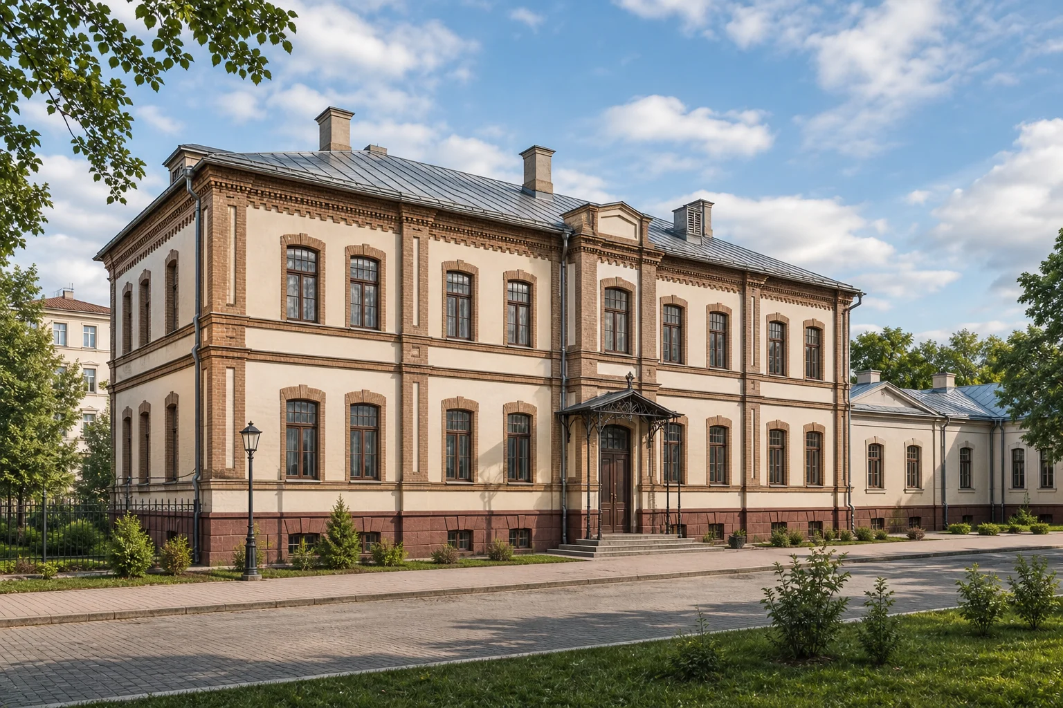 Комплекс бывшей еврейской больницы: здание (офтальмологический корпус)