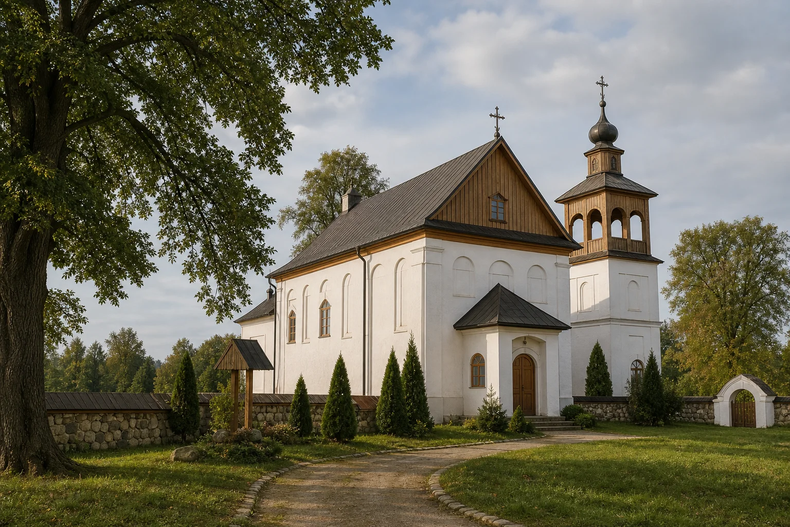 Комплекс униатского храма в деревне Боруны