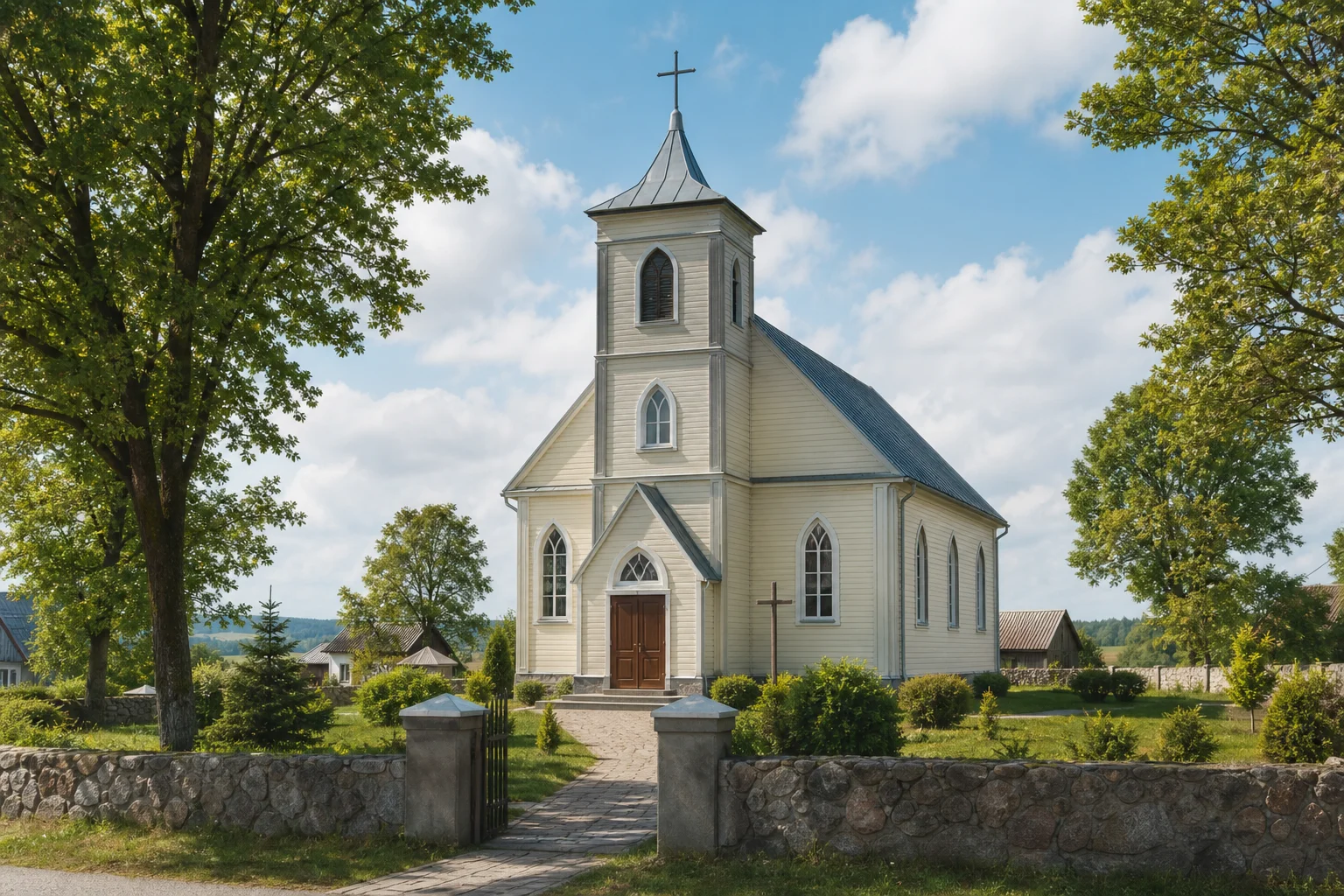 Конвелишки, костел Сердца Иисуса (дерев.)
