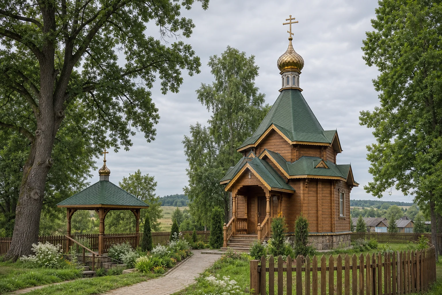 Кожан-Городок, часовня придорожная правосл. (дерев.)