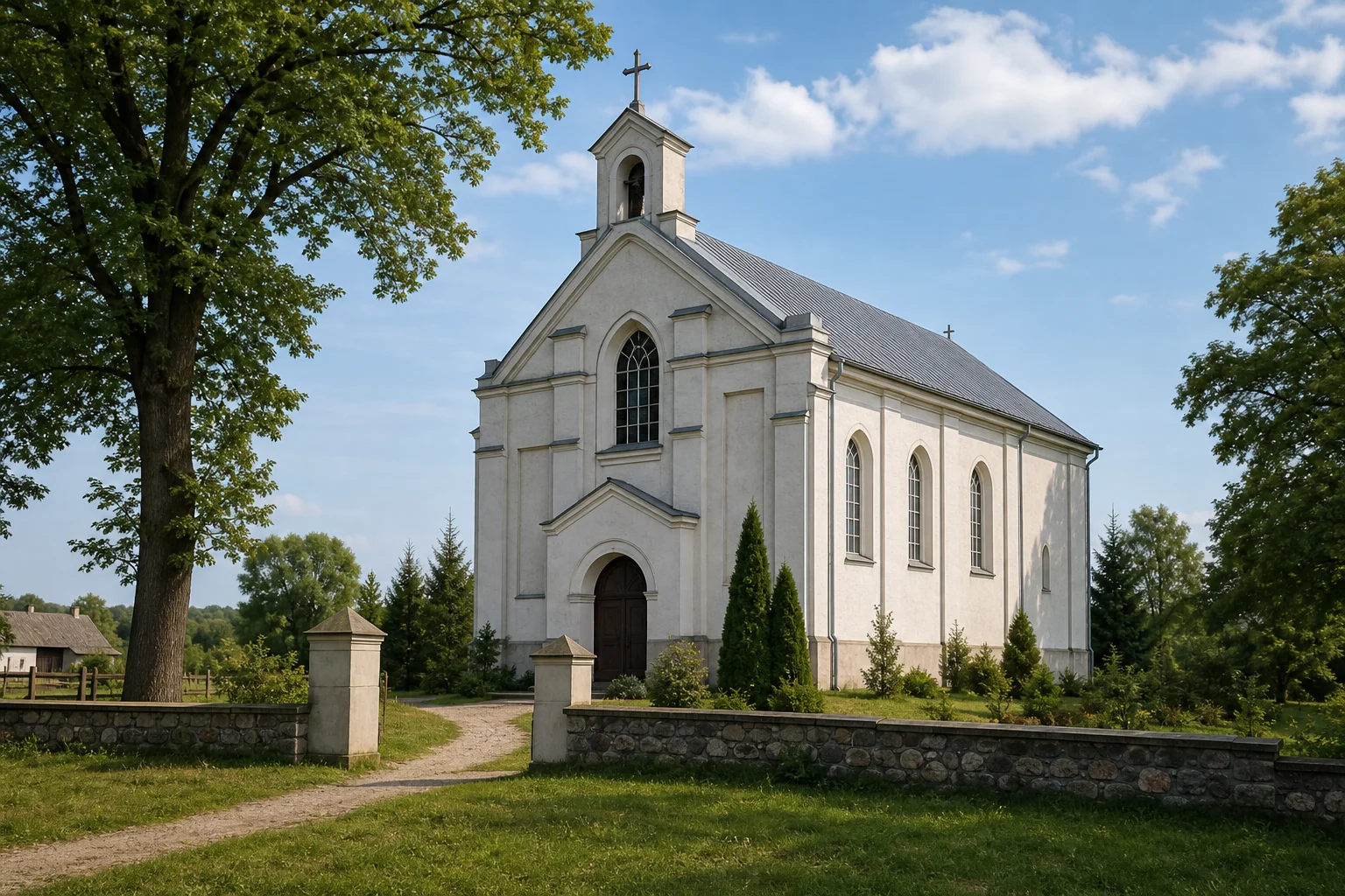 Козловичи, костел св. Андрея Баболи (дерев.)