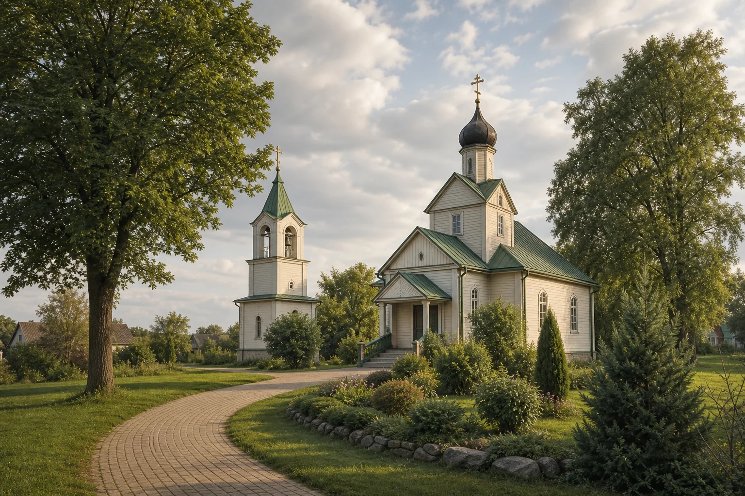 Красный Берег, церковь св. Георгия