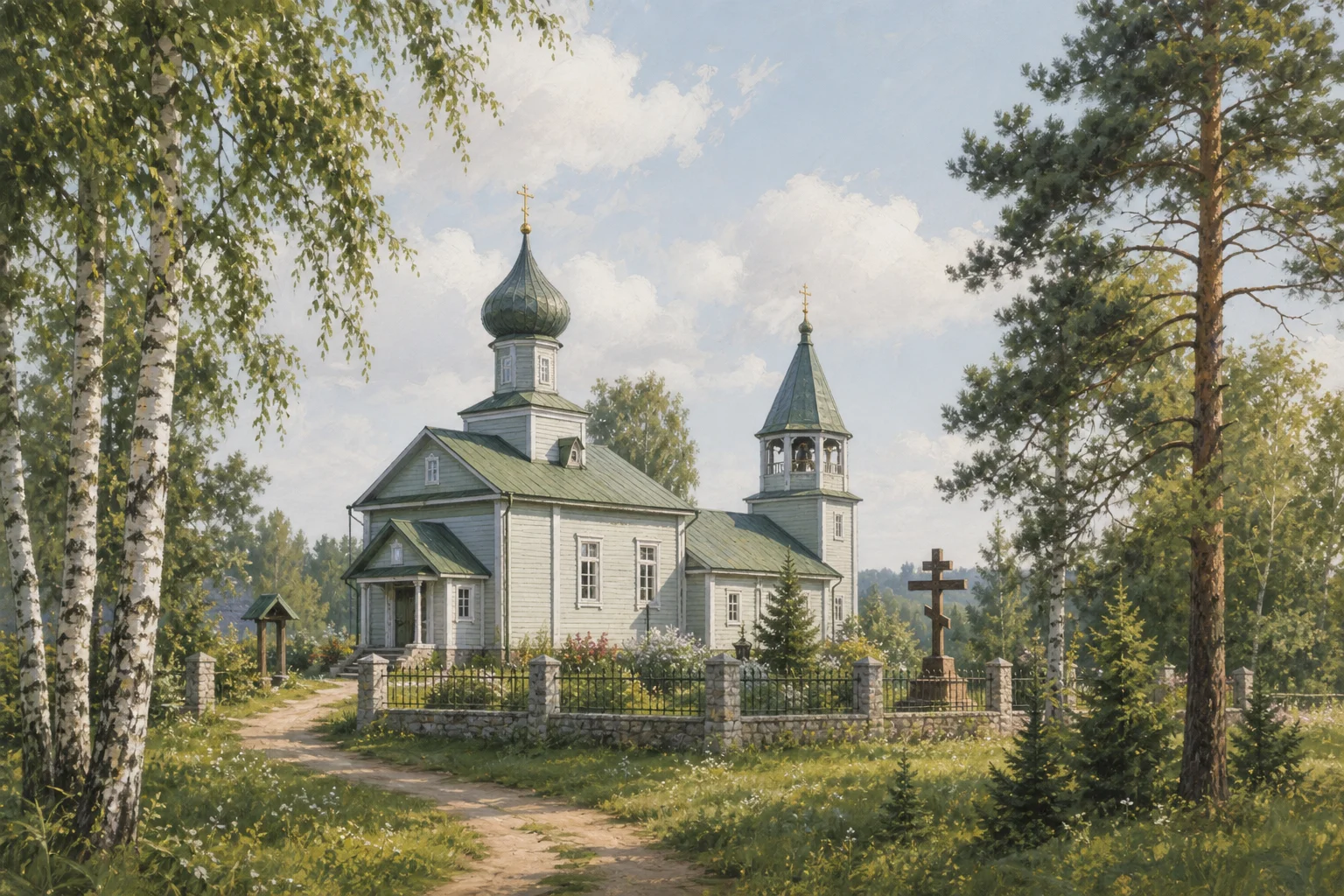 Крестовоздвиженская церковь (аг. Цветино)