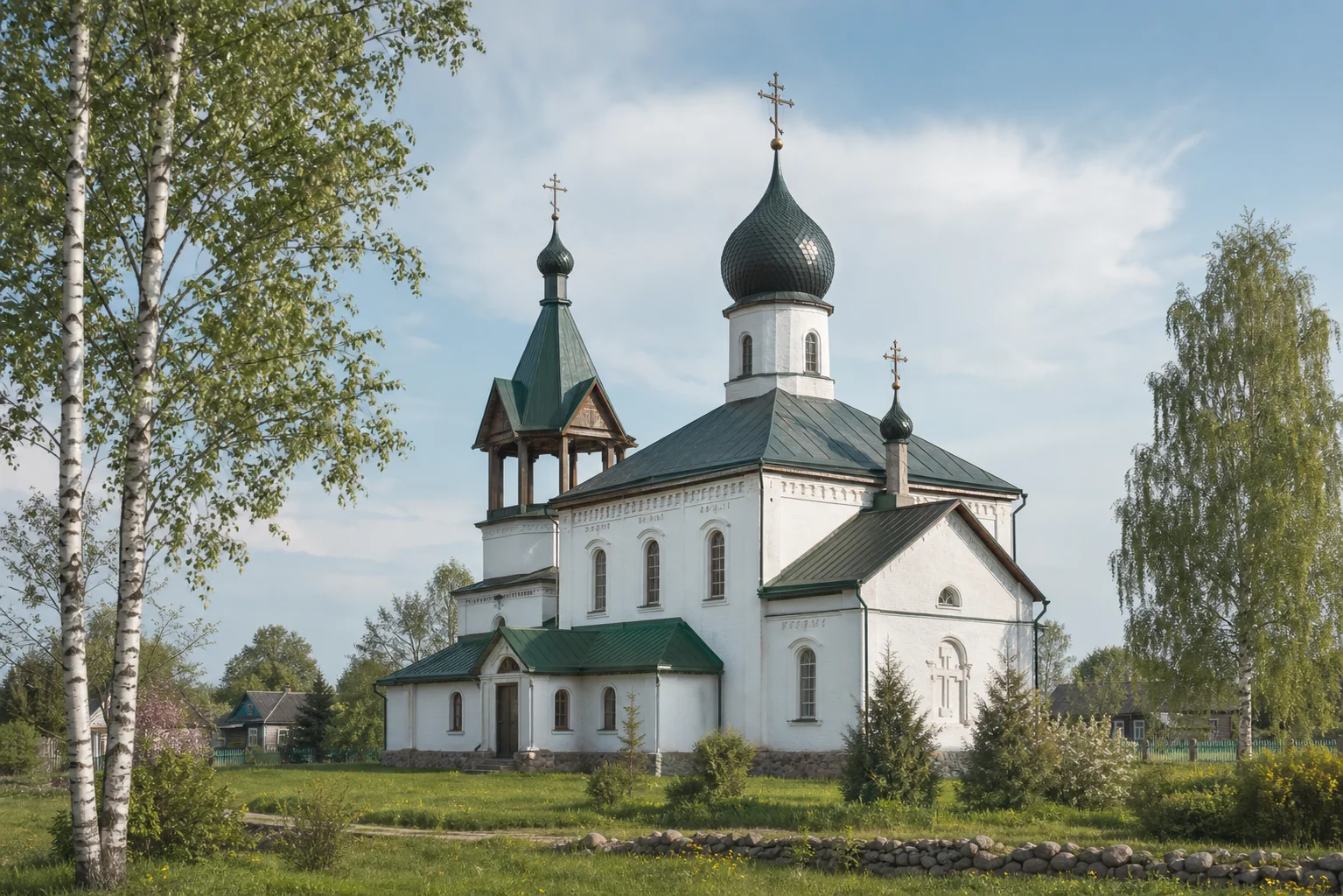 Крестовоздвиженская церковь в Лиозно