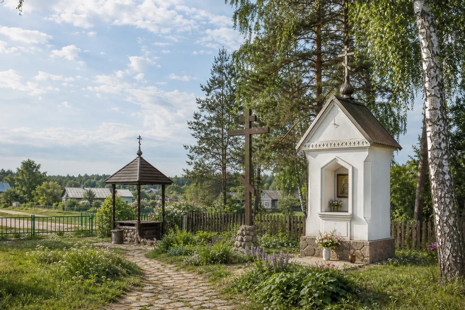 Крестовоздвиженская часовня в Ленине