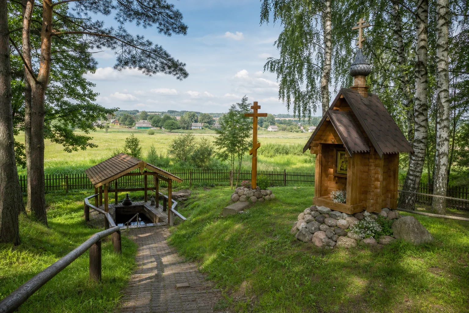 Криница, часовня придорожная