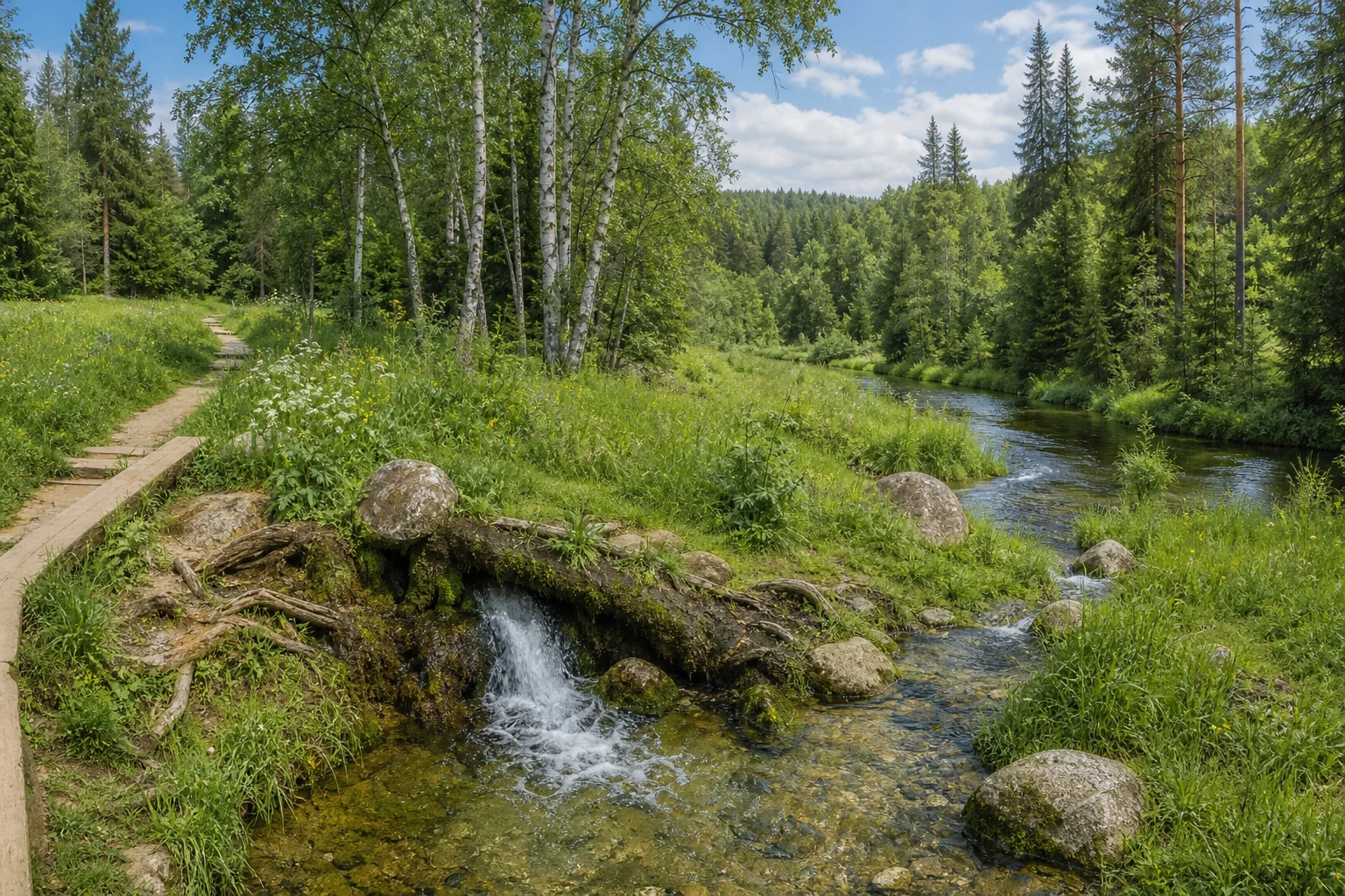 Криница на реке Несета