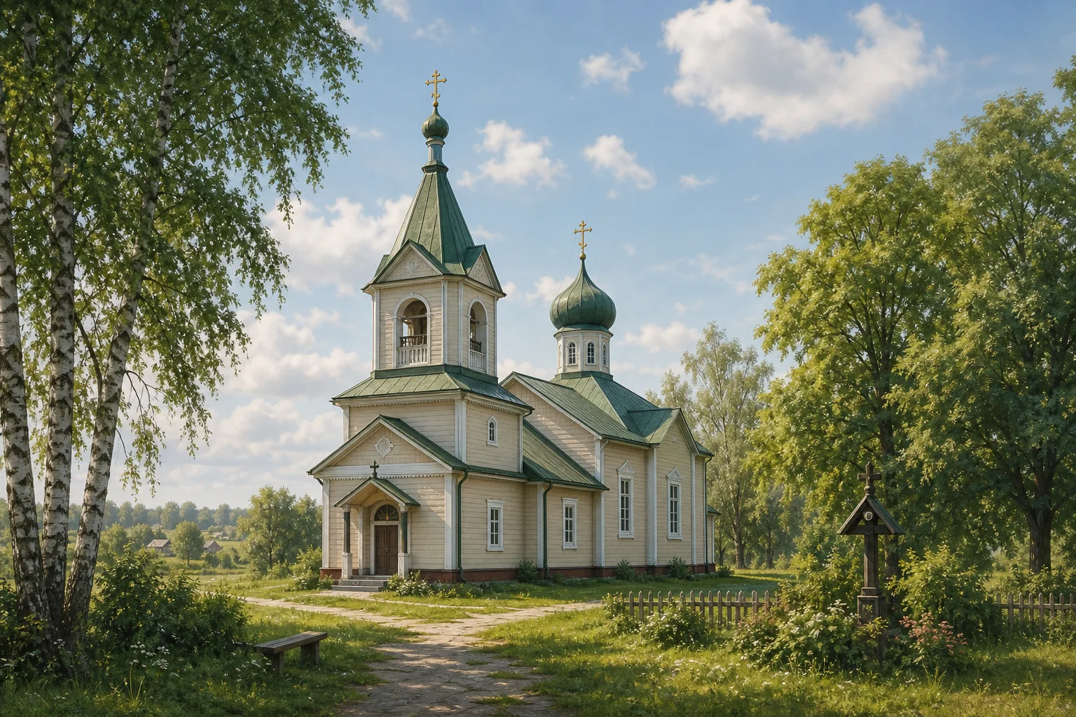 Кривичи, церковь Троицкая