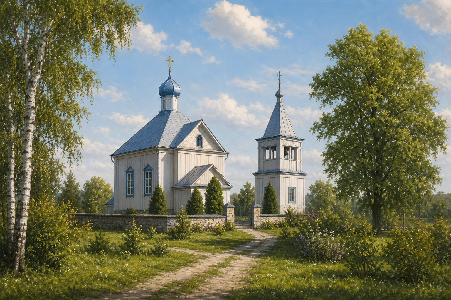 Кривичи. Троицкая церковь