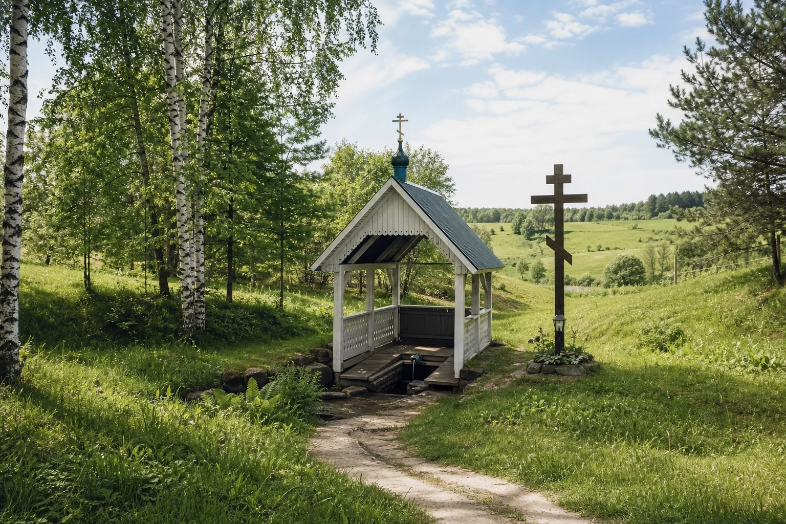 Крупа. Святой источник Святителя Николая Чудотворца