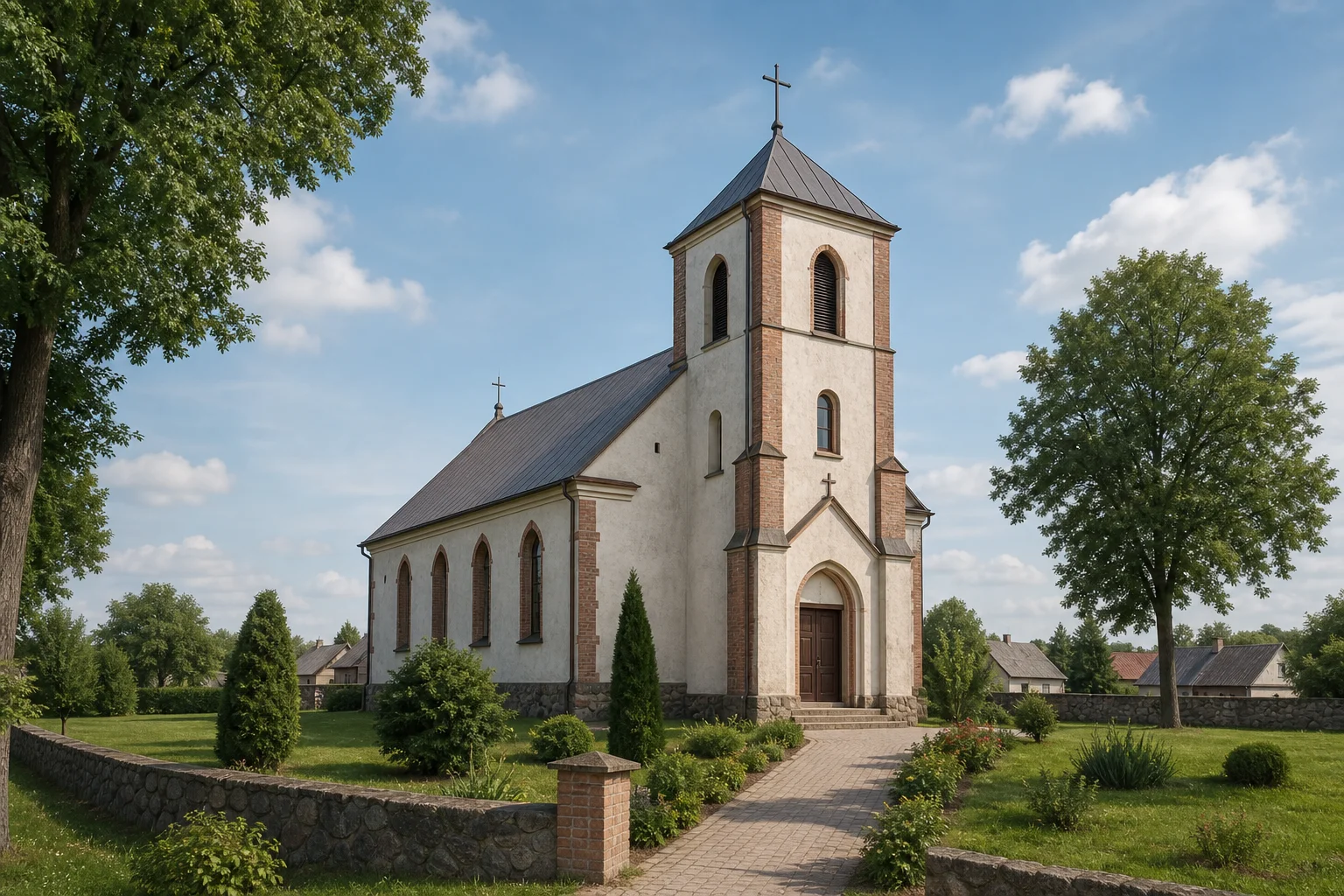Крупово, костел Троицкий