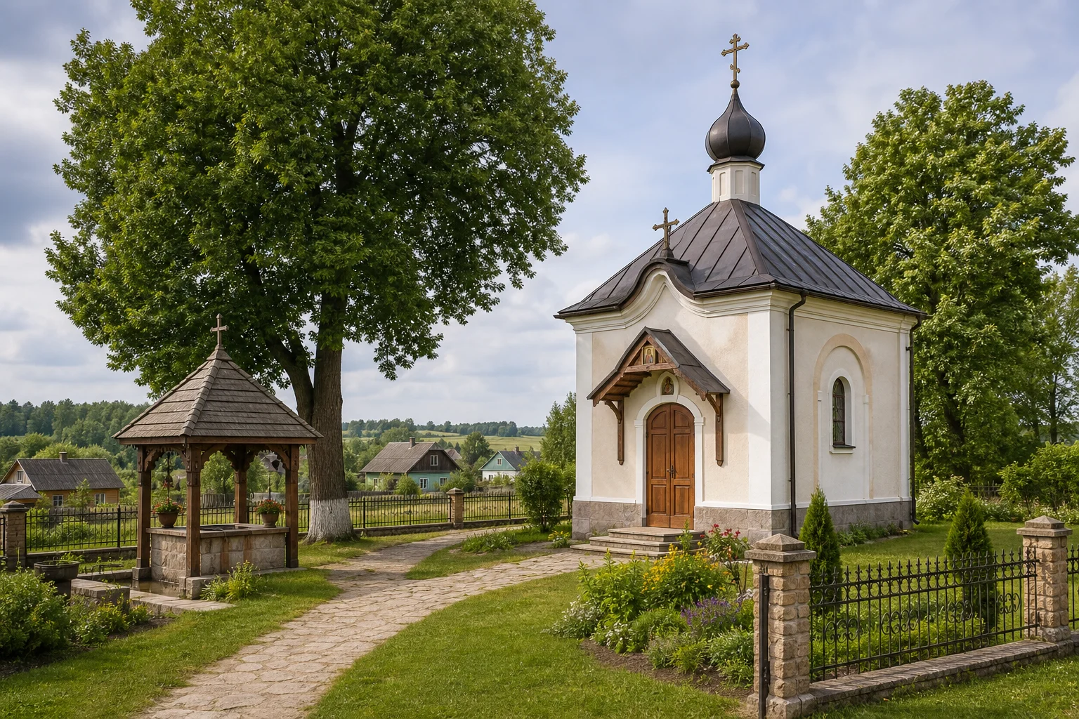 Квятковцы, часовня придорожная