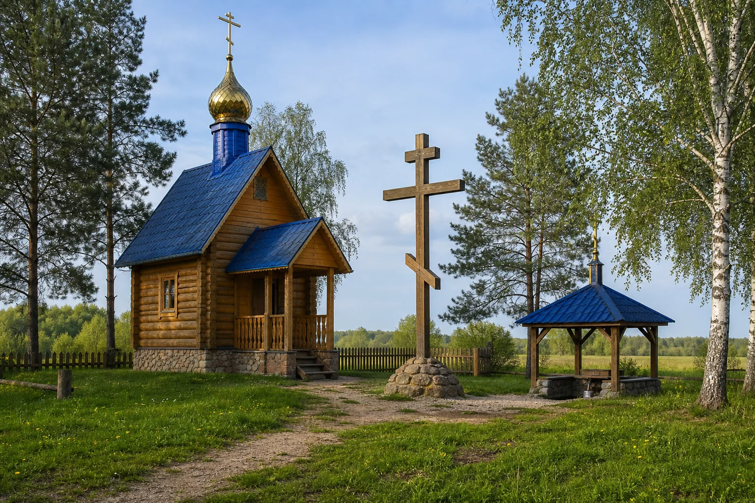 Ленин, часовня правосл. Крестовоздвиженская (дерев.)