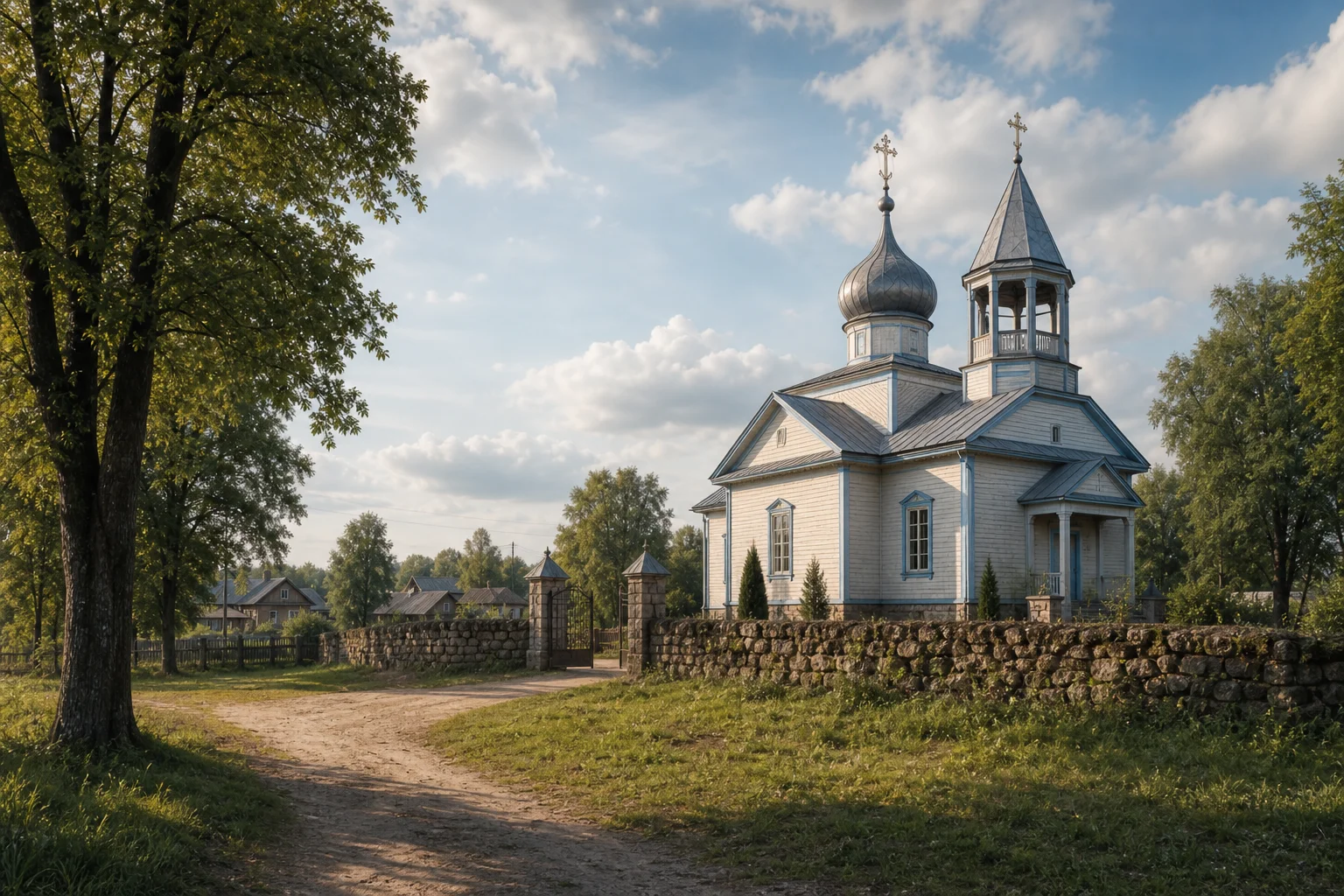 Лешня, церковь св. Георгия (дерев.)