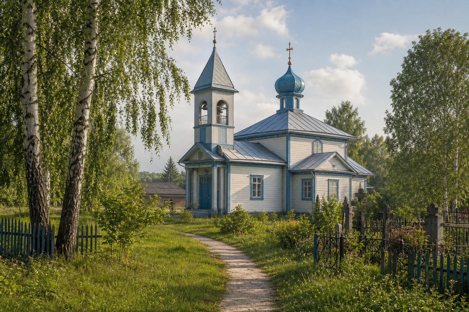Лешня. Свято-Георгиевская церковь