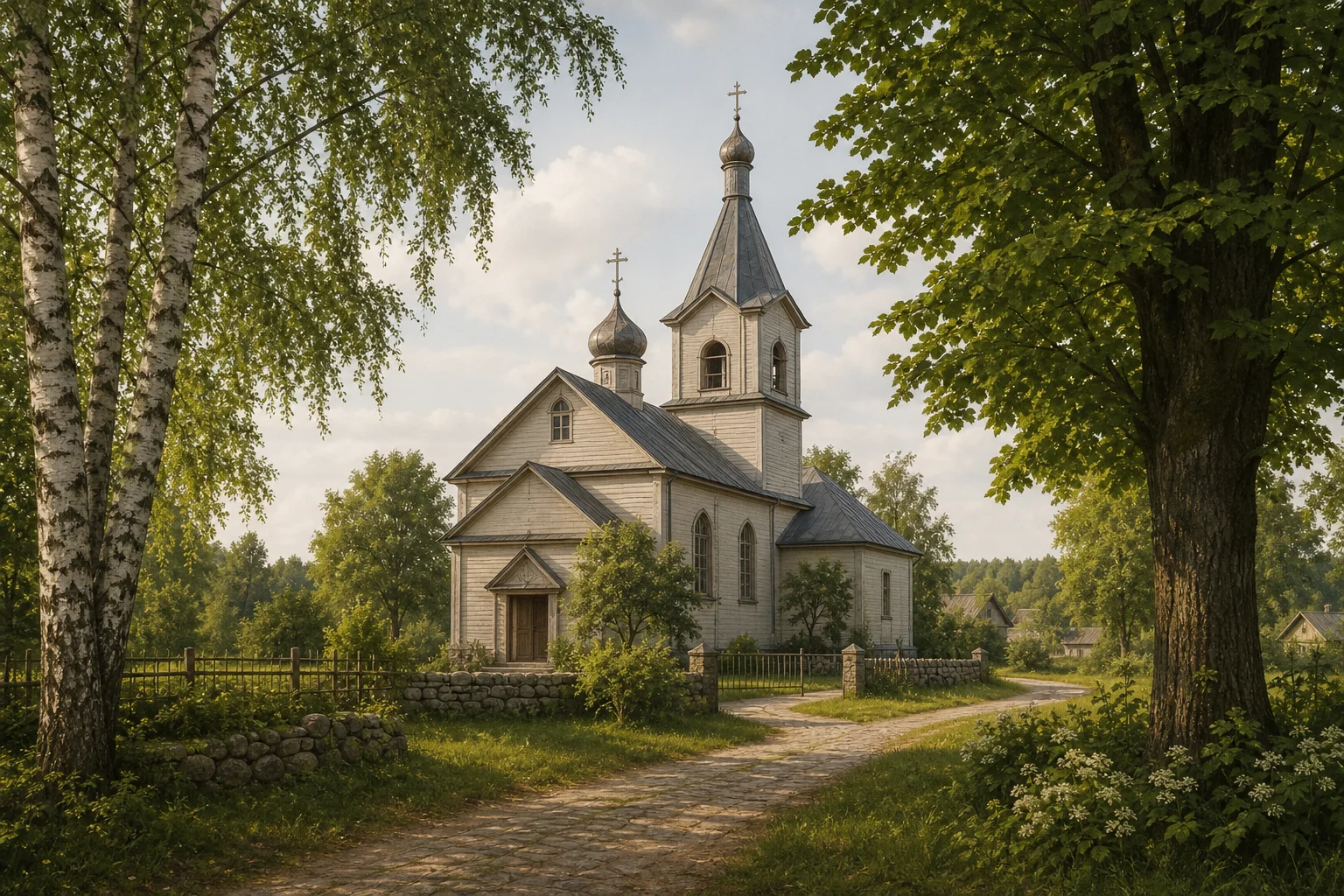 Личицы, церковь Крестовоздвиженская