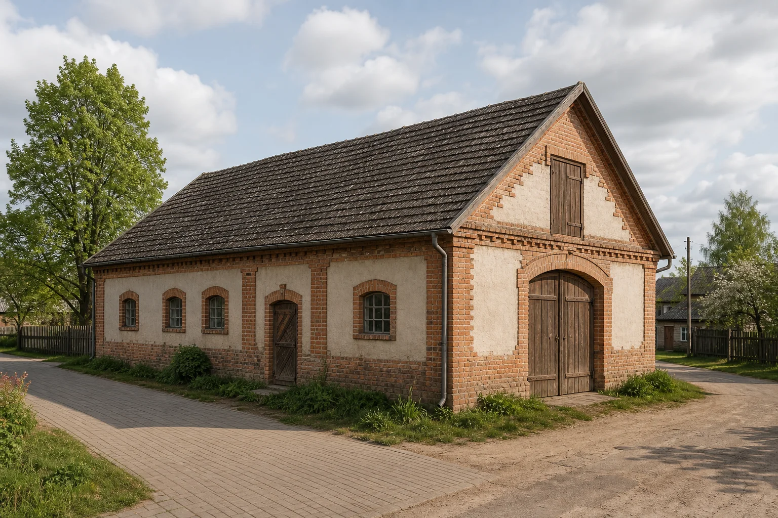 Лисовчицы, хозпостройка