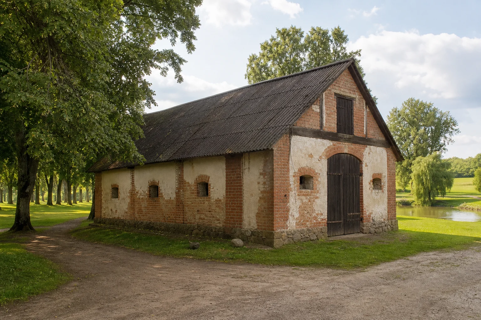 Литвинки, усадьба: амбар