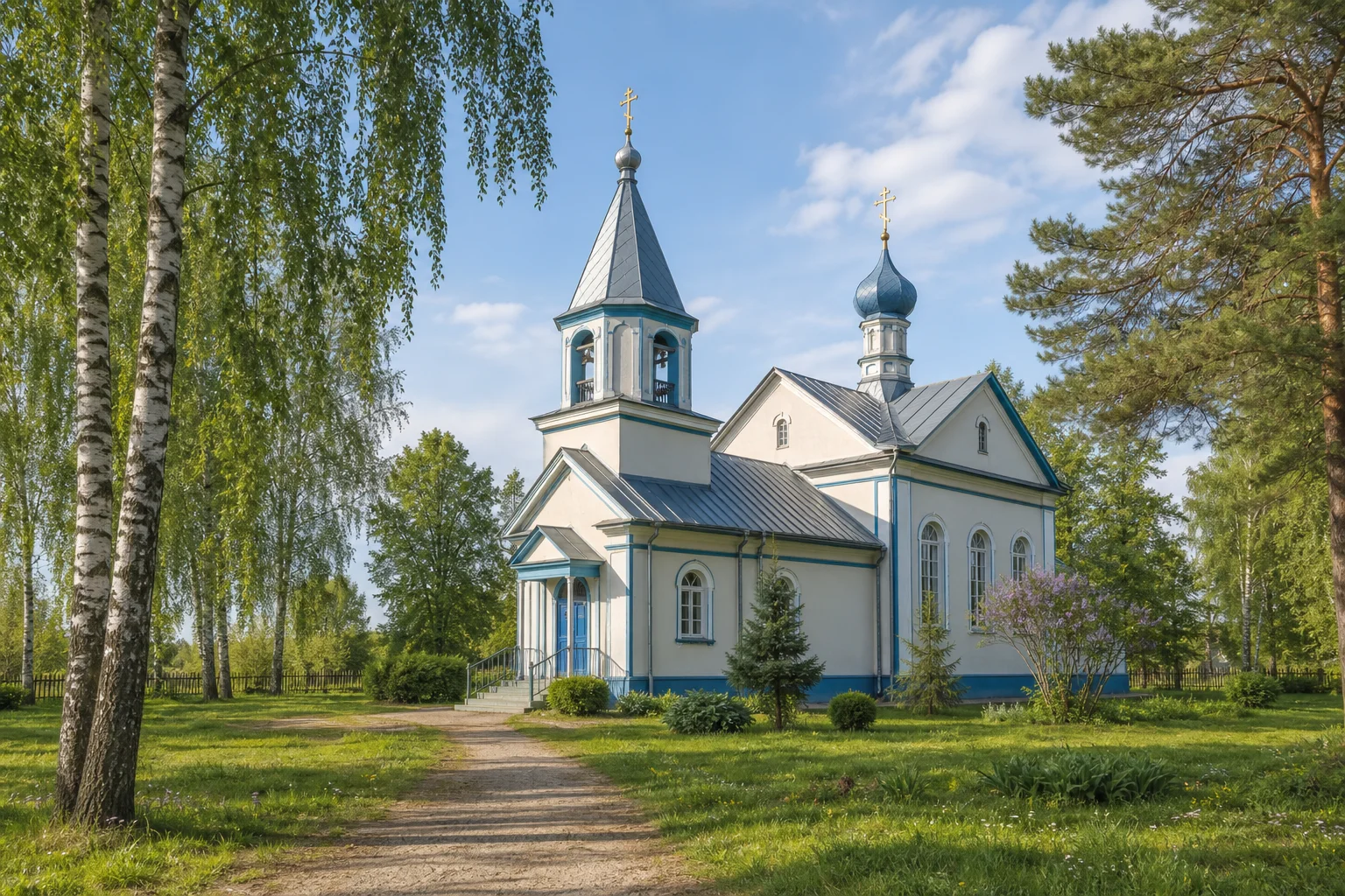 Лунин, церковь св. Бориса и Глеба (дерев.)