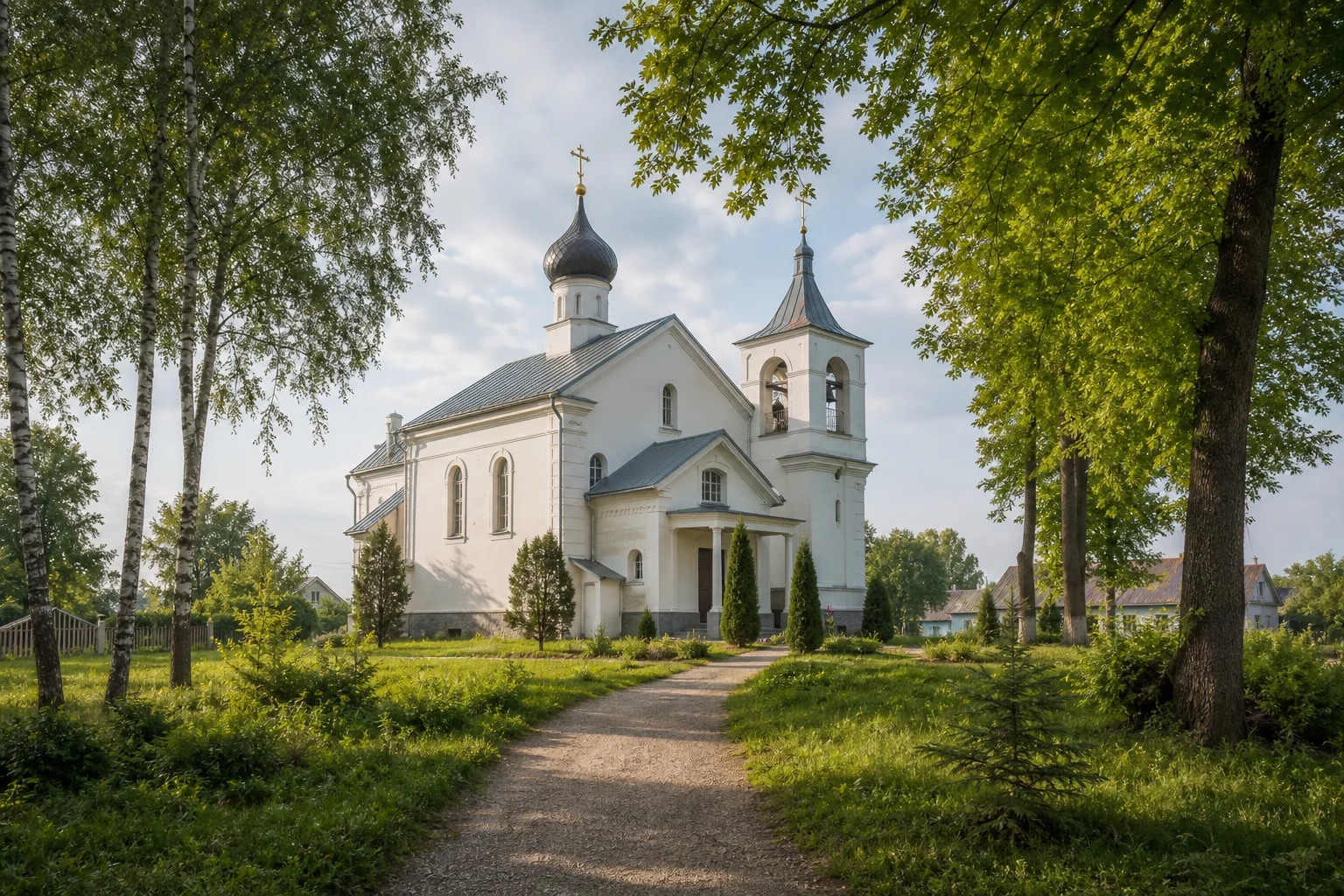 Лунинец. Церковь Воздвижения Креста Господня