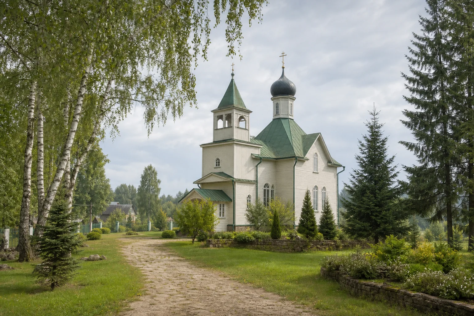 Лужесно, церковь Вознесенская