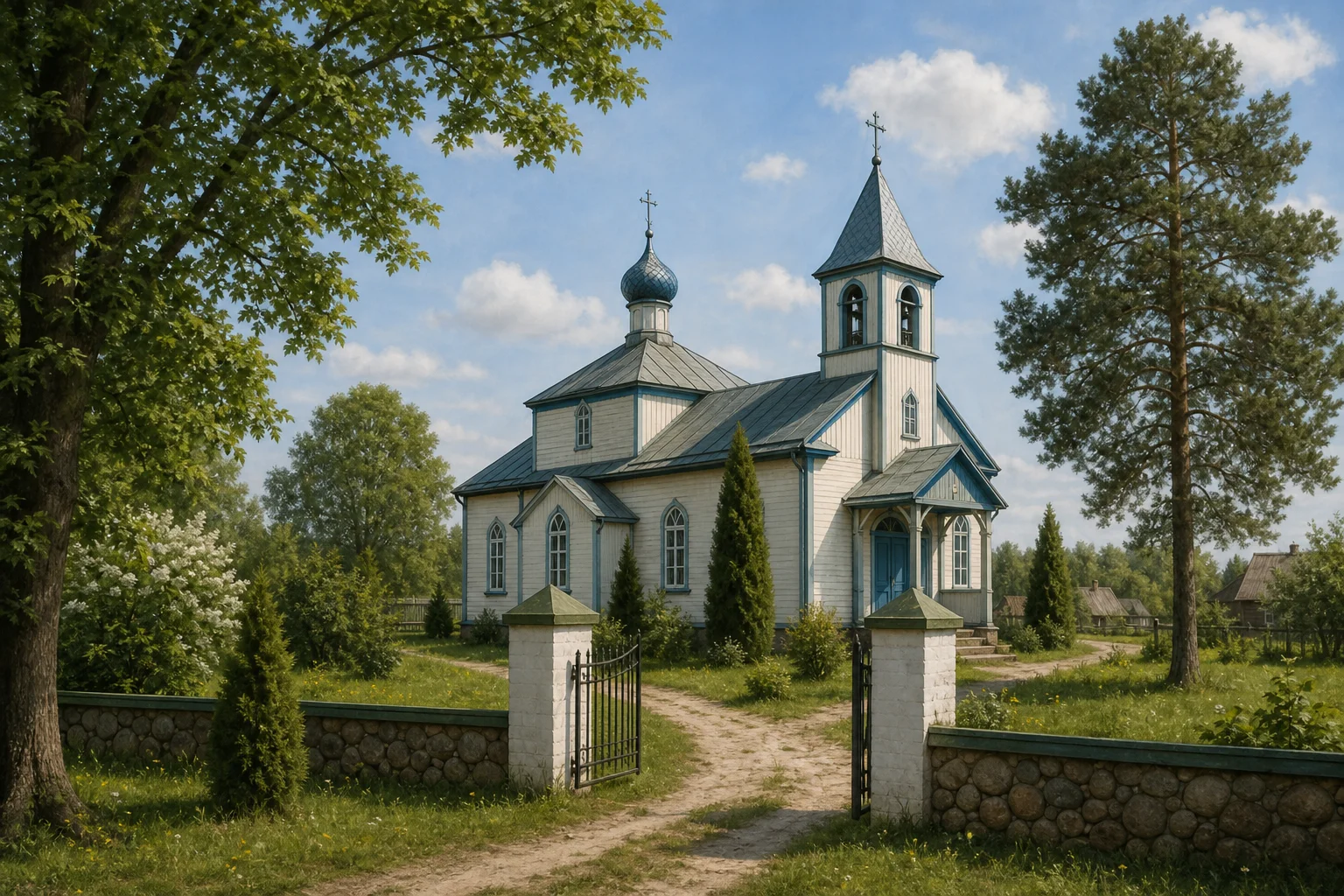 Лядец, церковь св. Георгия (дерев.)