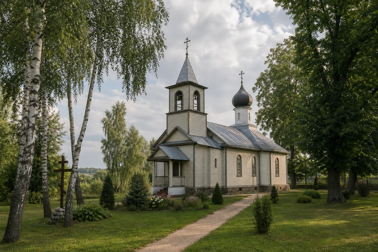 Ляховичи, церковь Крестовоздвиженская