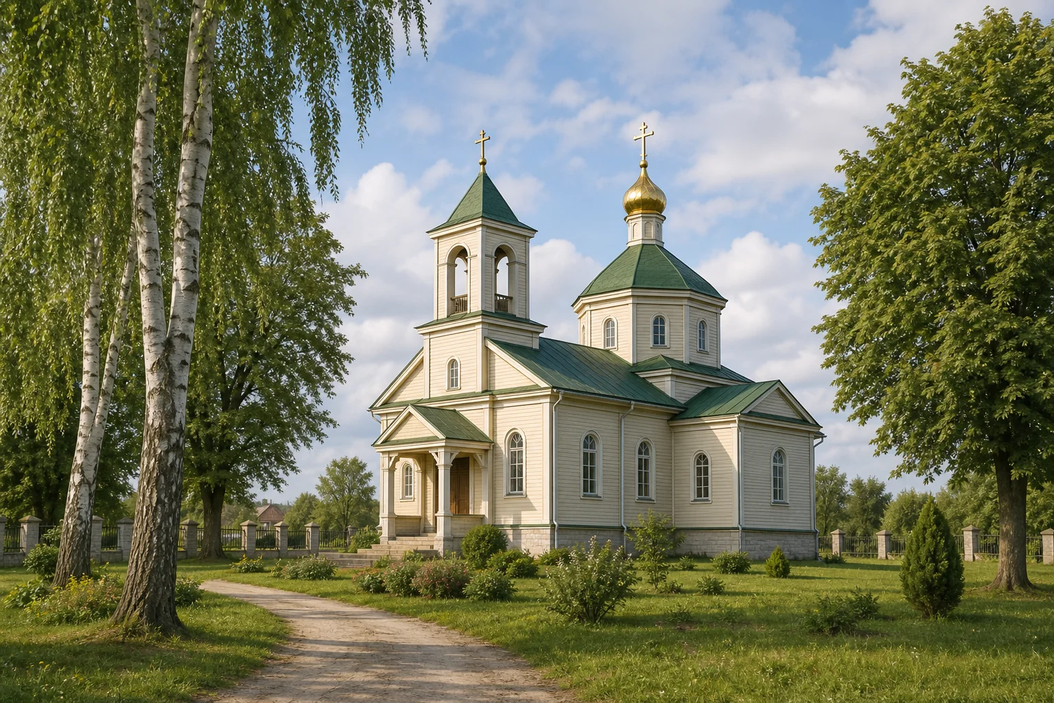 Любоничи, церковь св. Козьмы и Демьяна