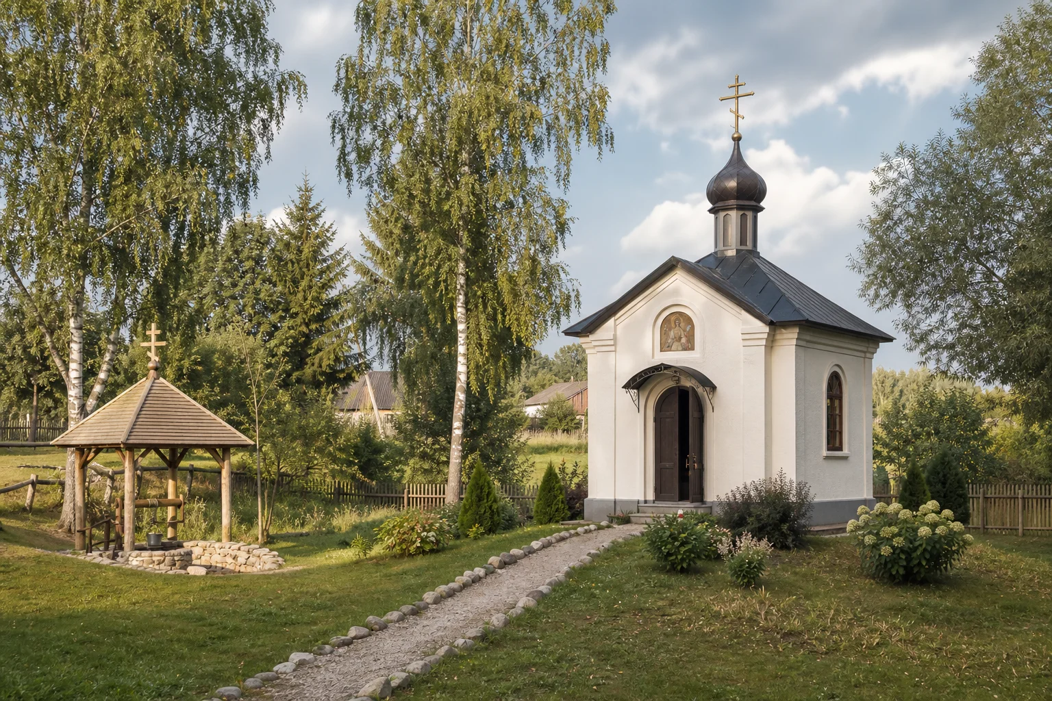 Мацевичи, часовня придорожная