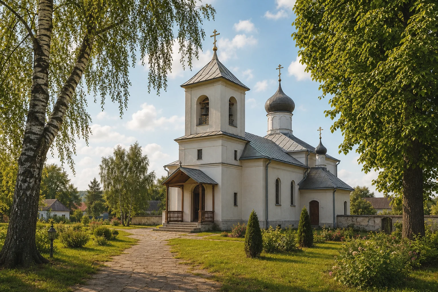 Мал. Ляды, монастырь: церковь Благовещенская