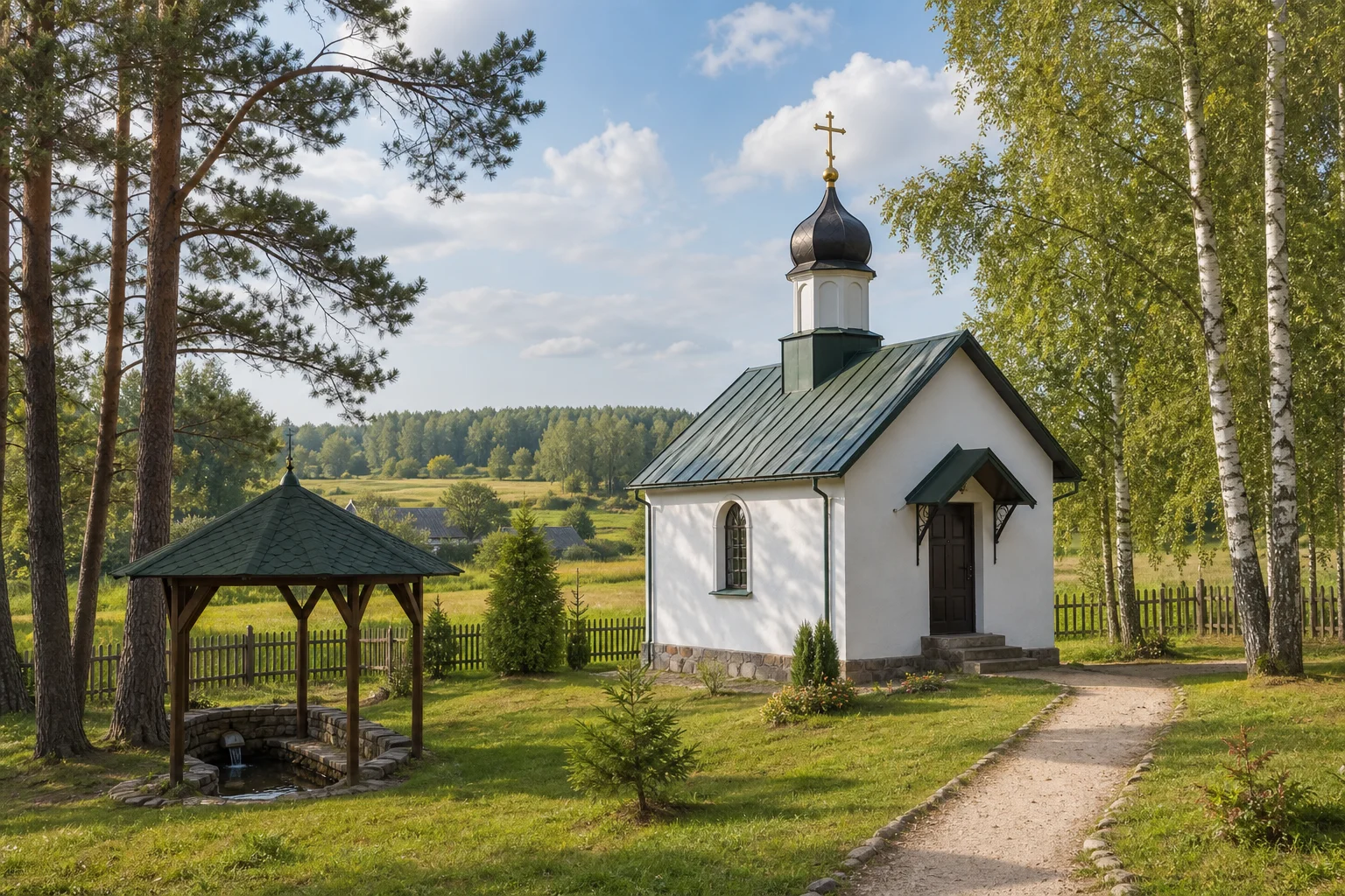 Малиновая, часовня придорожная