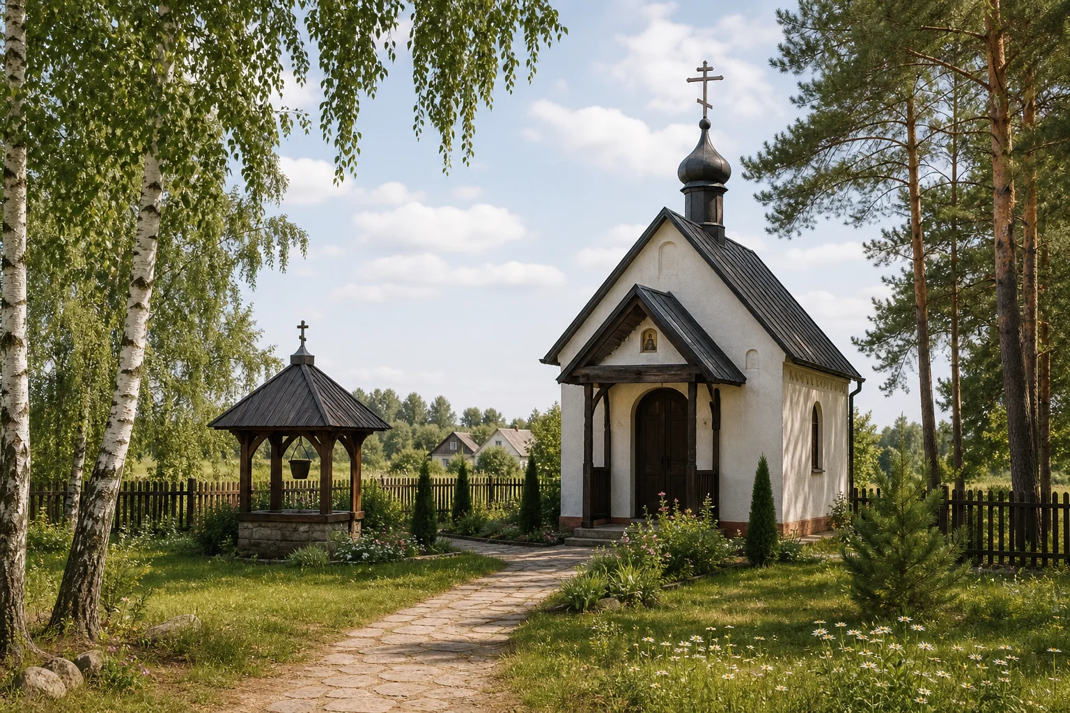 Малорита, часовня правосл. Воскресенская