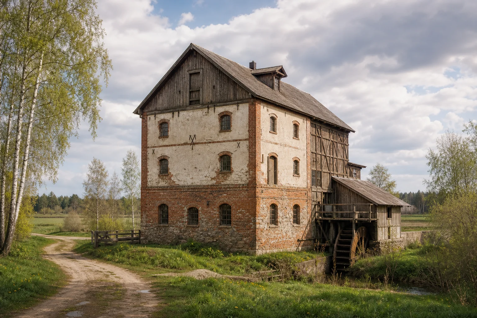 Мельница в деревне Зябки