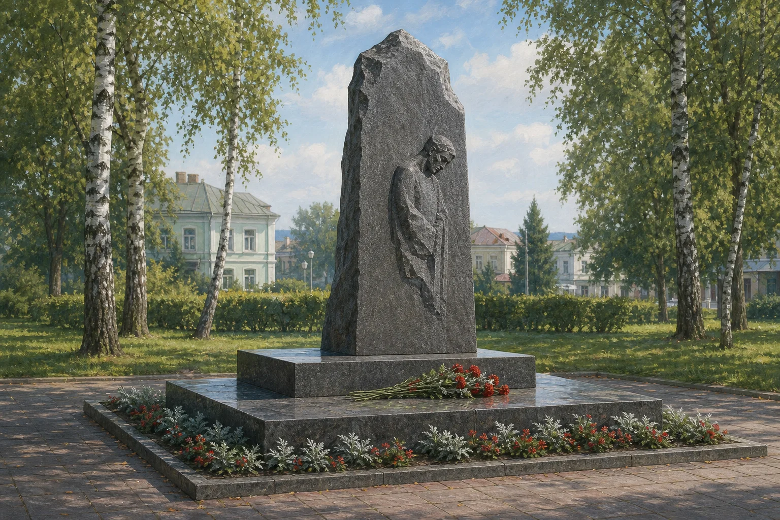 Мемориал на братской могиле подпольщиков в Бобруйске