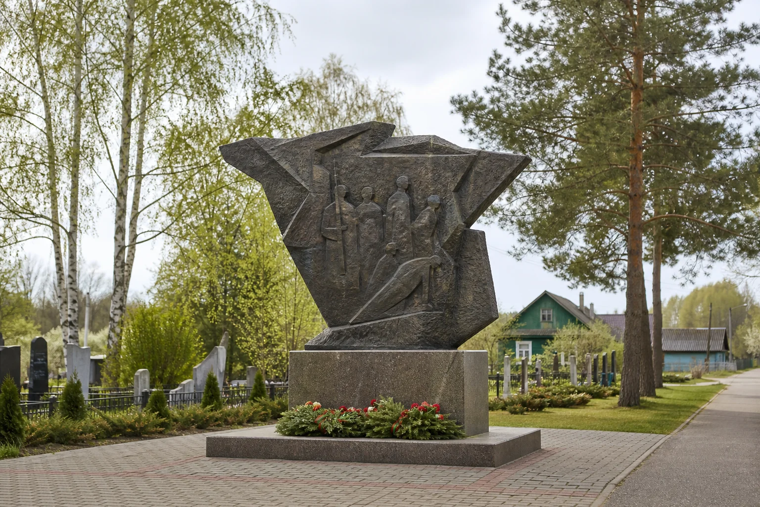 Мемориальный знак в честь партизанской бригады № 95 им. Фрунзе