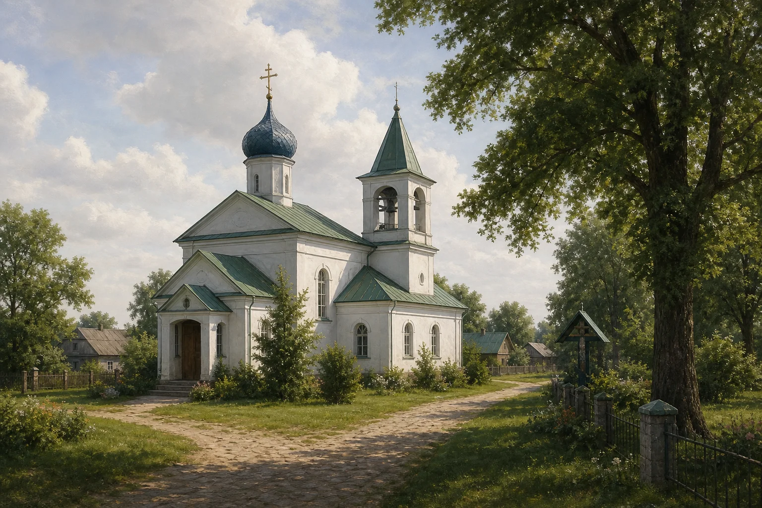 Местковичи. Церковь Троицы Живоначальной