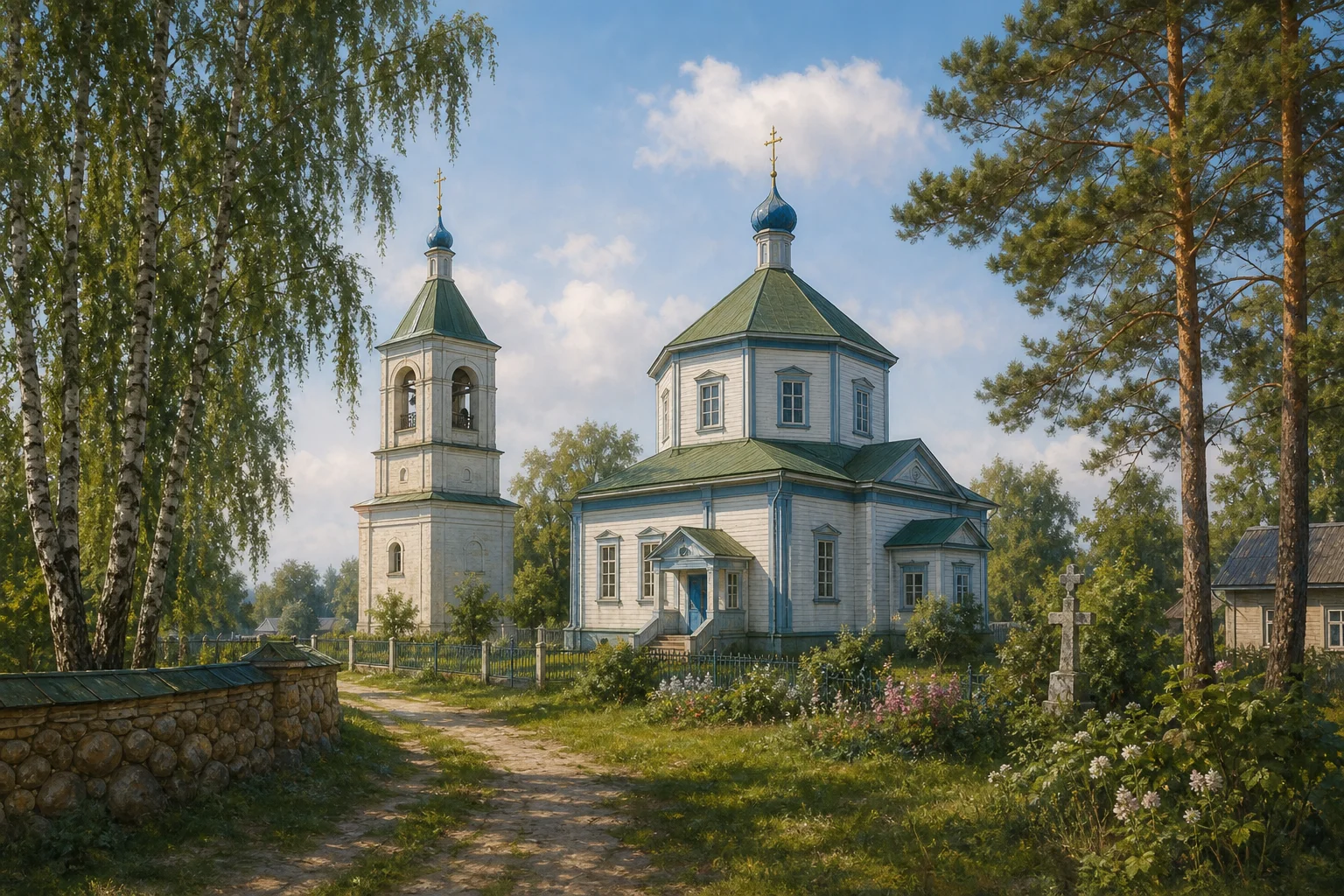 Михайловская церковь с колокольней