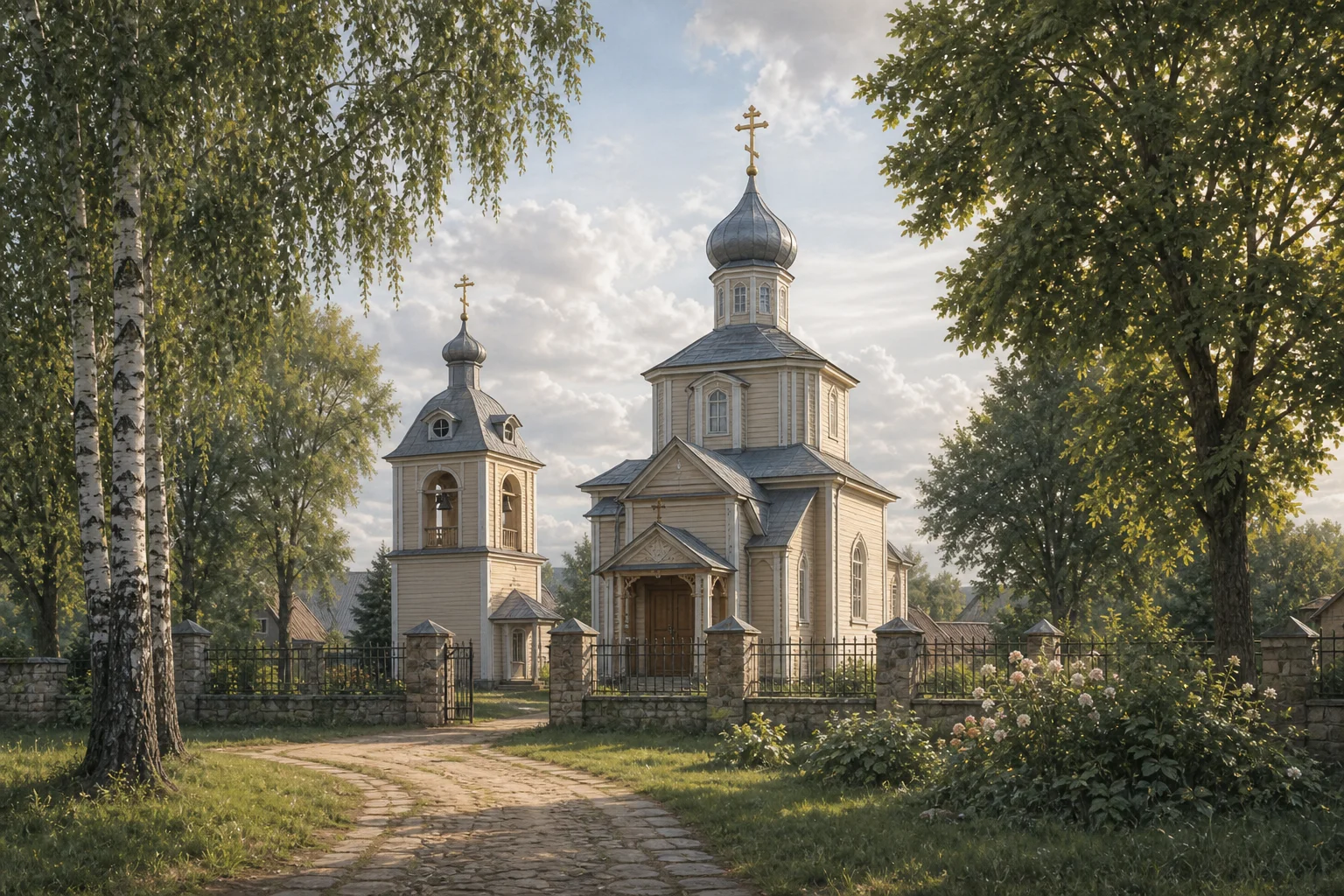 Михневичи. Покровская церковь