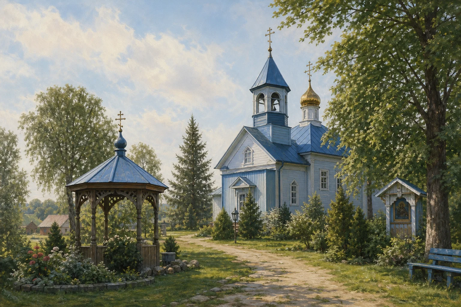 Миловиды, церковь св. Сергия Радонежского