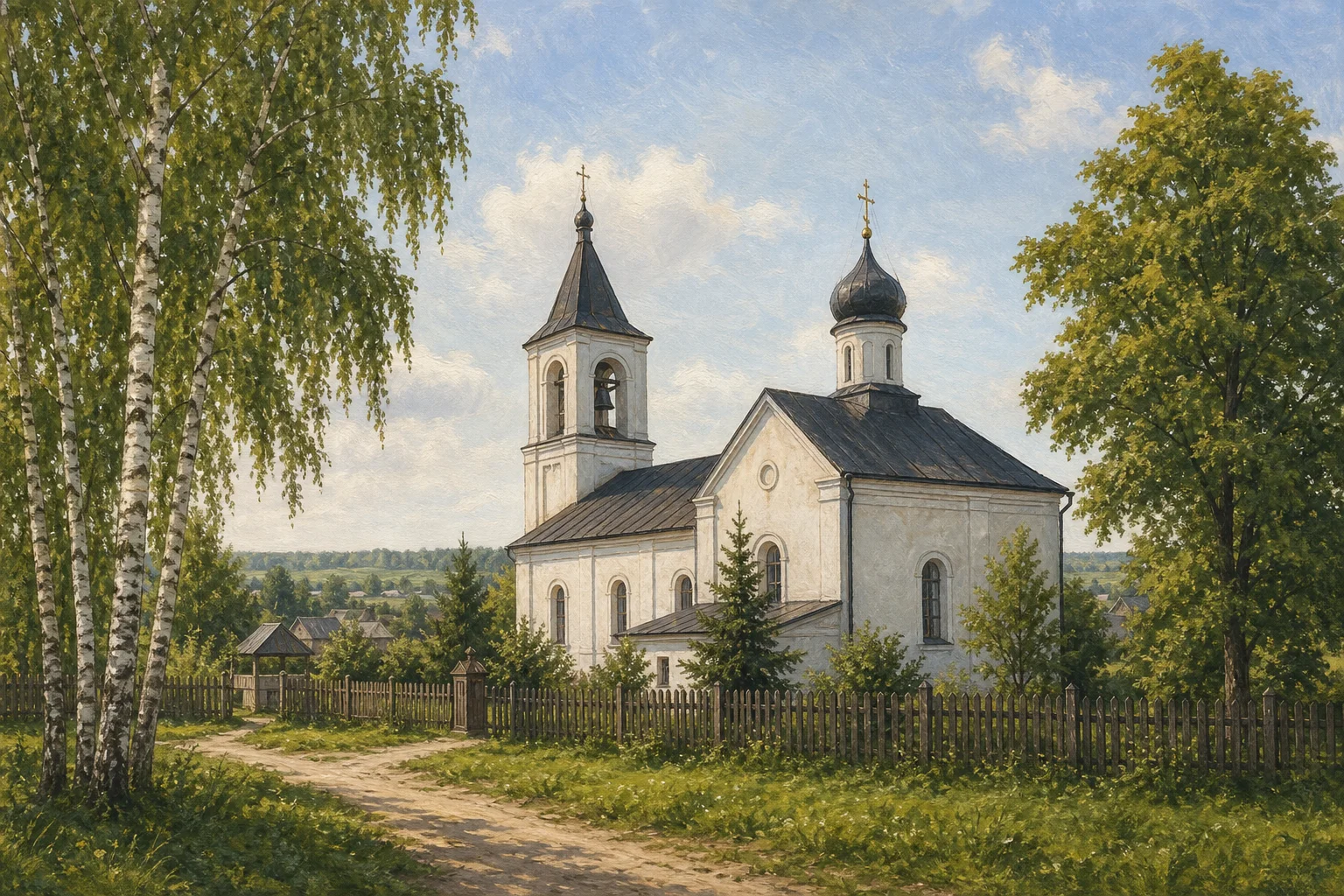 Молодово. Воскресенская церковь